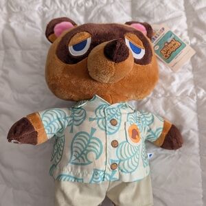 Build-A-Bear Brown Plush with Green Shirt